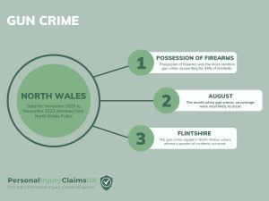 North Wales Gun Crime Infographic Statistics