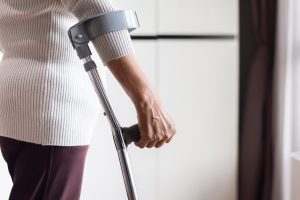 Work compensation can include crutches rental costs. 